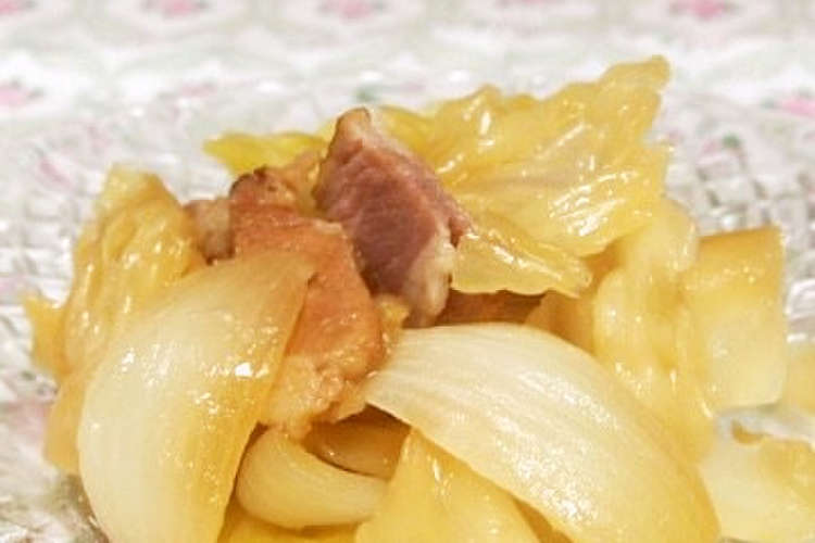 春キャベツと新玉ねぎのコンソメ煮 レシピ 作り方 By とあ クックパッド 簡単おいしいみんなのレシピが353万品