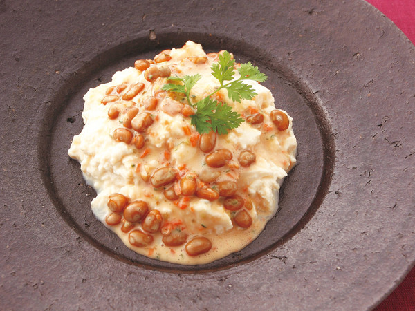 生クリーム×納豆のくずし冷奴