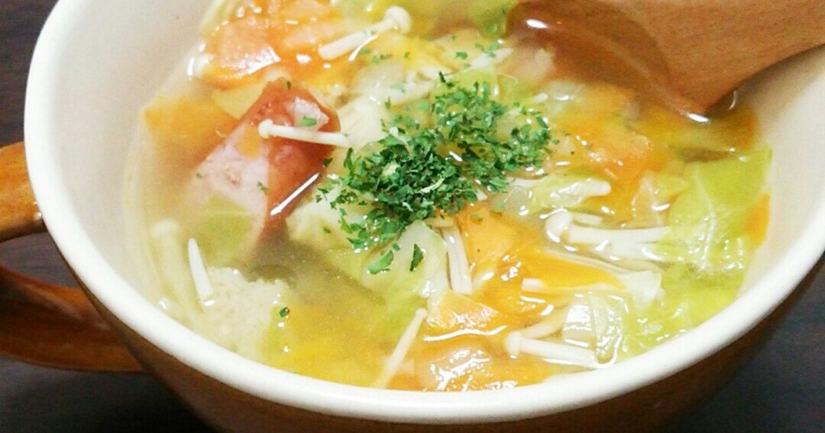 鶏肉と野菜のスープのレシピ