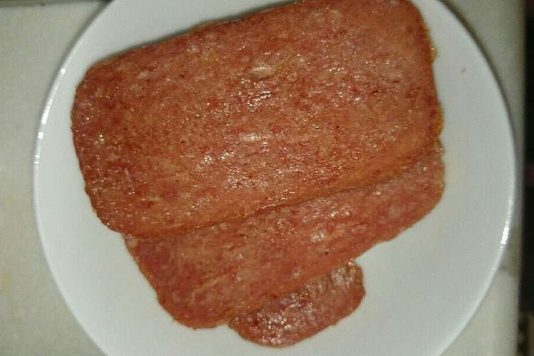 スパムの焼き方 カロリーダウン油不使用 レシピ 作り方 By ゆこりーな クックパッド 簡単おいしいみんなのレシピが353万品