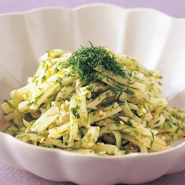 新じゃがの青のりあえ By みんなのきょうの料理 クックパッドダイニング