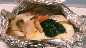 中華風 たらのホイル焼き
