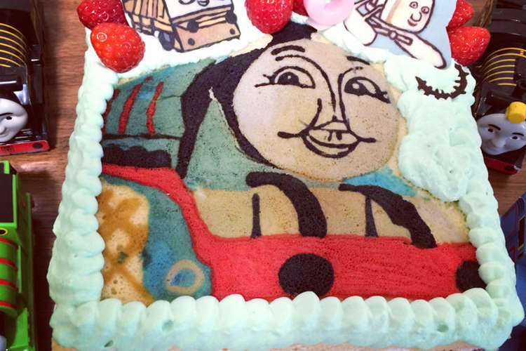 誕生日ケーキ トーマスの仲間達 レシピ 作り方 By ぜんがくママ クックパッド 簡単おいしいみんなのレシピが350万品