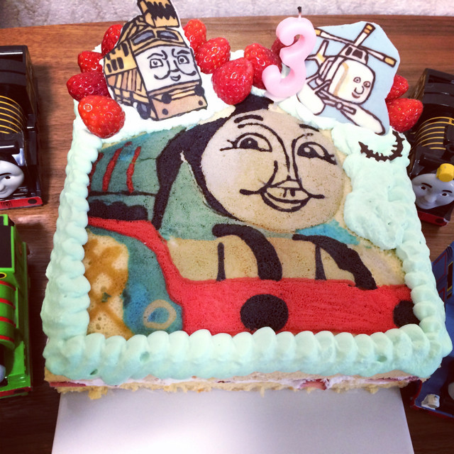 誕生日ケーキ★トーマスの仲間達の画像
