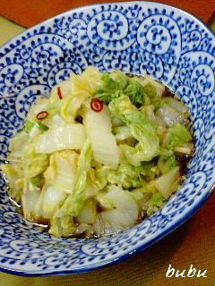 白菜の甘酢醤油漬け