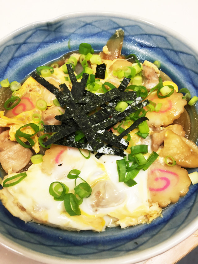 麺つゆで作る親子煮☆親子丼の画像