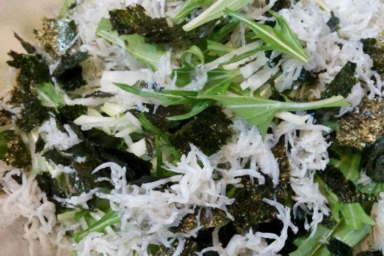 大根と水菜のしらすサラダ レシピ 作り方 By Natustyle クックパッド 簡単おいしいみんなのレシピが366万品