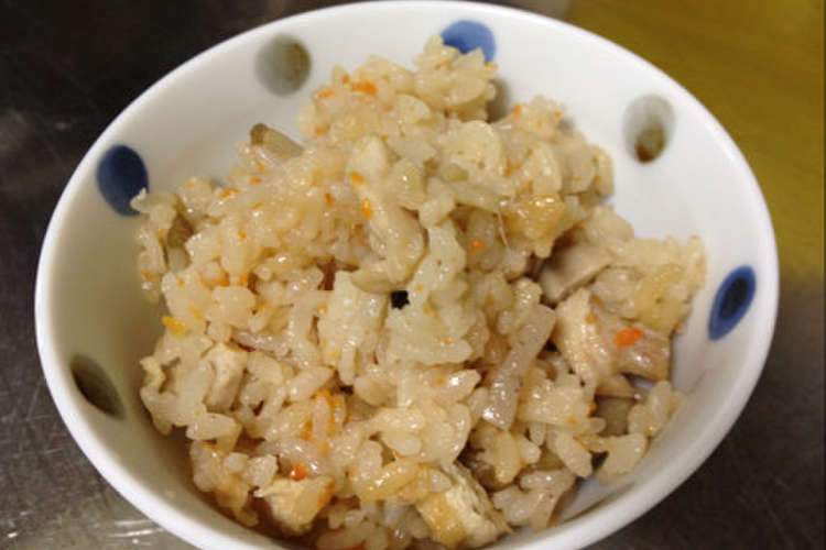 人参のカスで炊き込みご飯 レシピ 作り方 By ずーぷー クックパッド 簡単おいしいみんなのレシピが357万品