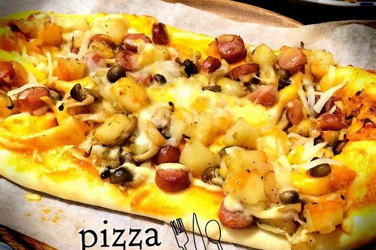 発酵不要 米粉入り ふわもちピザ生地 レシピ 作り方 By りぃ クックパッド