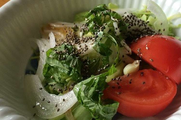 野菜たっぷりチアシードサラダ レシピ 作り方 By なおひめおごじょ クックパッド 簡単おいしいみんなのレシピが376万品
