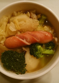 野菜たっぷりのポトフ風スープ