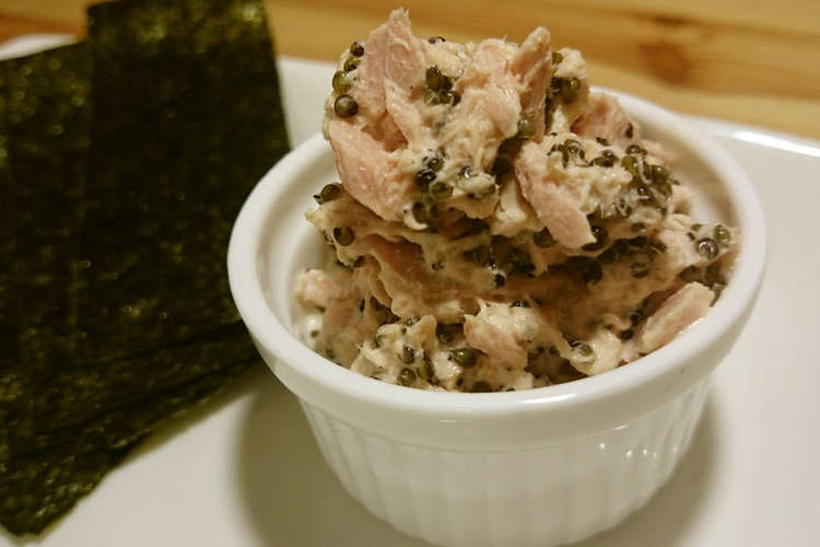 ツナ とんぶりの海苔つまみ レシピ 作り方 By クックhe3b6s クックパッド