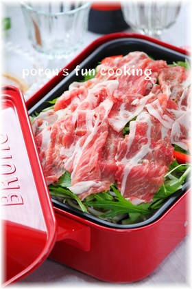 超簡単!ホットプレートde蒸し豚しゃぶ