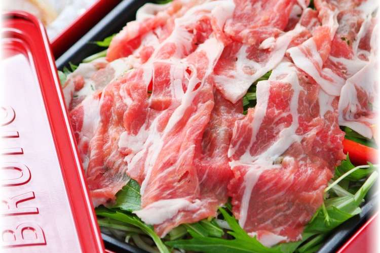 超簡単 ホットプレートde蒸し豚しゃぶ レシピ 作り方 By ぽろん５２６ クックパッド 簡単おいしいみんなのレシピが358万品