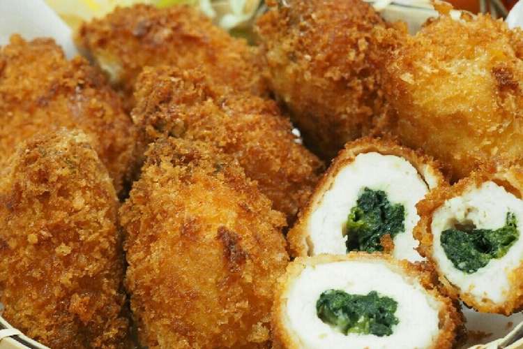 ガリバタ菠薐草ソテー チーズの笹身フライ レシピ 作り方 By よっぴ 121 クックパッド 簡単おいしいみんなのレシピが376万品