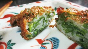 フキノトウorタラノメの山芋揚げ焼き