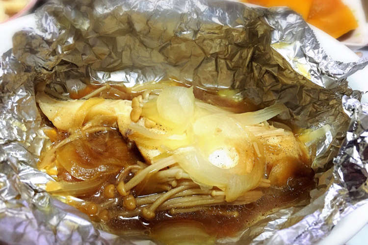 簡単 タラのホイル焼きバターしょうゆ レシピ 作り方 By 4kitchen クックパッド 簡単おいしいみんなのレシピが352万品
