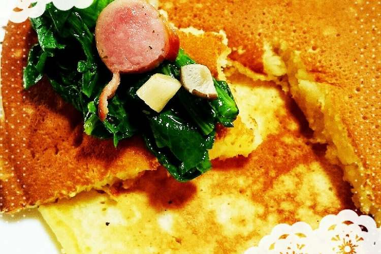 ランチに チーズのパンケーキ レシピ 作り方 By ヨッチん家 クックパッド