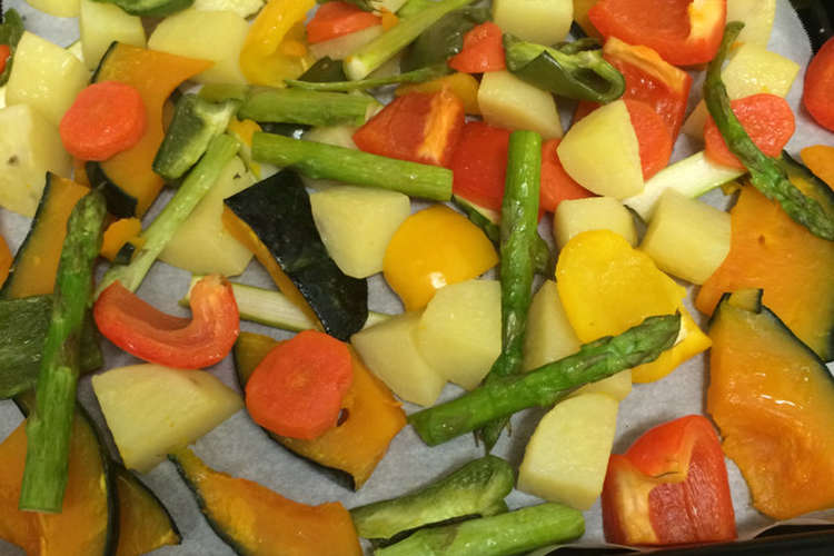 簡単 野菜のオーブン焼き レシピ 作り方 By Bouquet13 クックパッド 簡単おいしいみんなのレシピが352万品