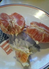 アメリカ式オレンジの剥き方
