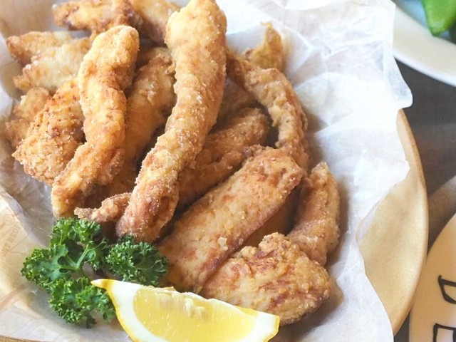 ムネ肉やわらか スティックチキン唐揚げ レシピ 作り方 By Emyo クックパッド 簡単おいしいみんなのレシピが360万品