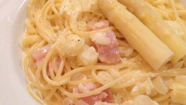 ホワイトアスパラのクリームパスタ レシピ 作り方 By Harel クックパッド 簡単おいしいみんなのレシピが352万品