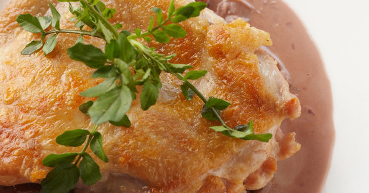 インスタントポットチキンのマッシュルームソース添えのレシピ