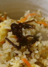 生姜昆布で調味料「無」の炊込みご飯！