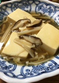 優し〜い味♡⑥絹豆腐の和風きのこあんかけ