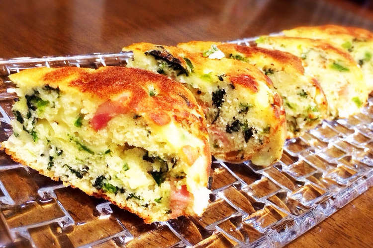 Hmとほうれん草とベーコンのケークサレ レシピ 作り方 By エビちゃん クックパッド 簡単おいしいみんなのレシピが356万品