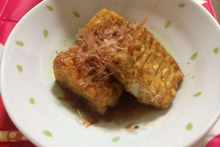 厚揚げニンニク醤油 レシピ 作り方 By ぼーりー クックパッド 簡単おいしいみんなのレシピが356万品