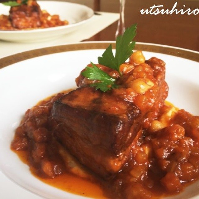 絶品 フランス田舎風 豚肉のトマト煮込み レシピ 作り方 By うつひろ クックパッド