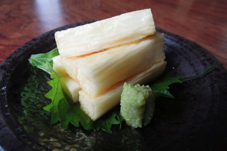 長芋の醤油漬け 酒の肴に最適 レシピ 作り方 By のじ孝文 クックパッド 簡単おいしいみんなのレシピが353万品