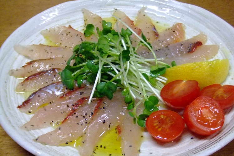 トビウオのカルパッチョ レシピ 作り方 By うおいち クックパッド