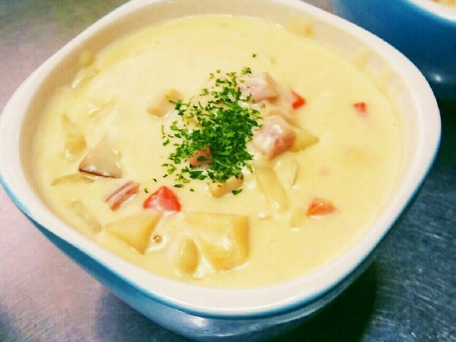 筍食感絶賛濃厚クリーミークラムチャウダー レシピ 作り方 By ぺトロ クックパッド 簡単おいしいみんなのレシピが360万品