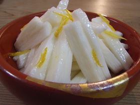 京風☆山芋 漬物☆柚子こしょうと ゆず