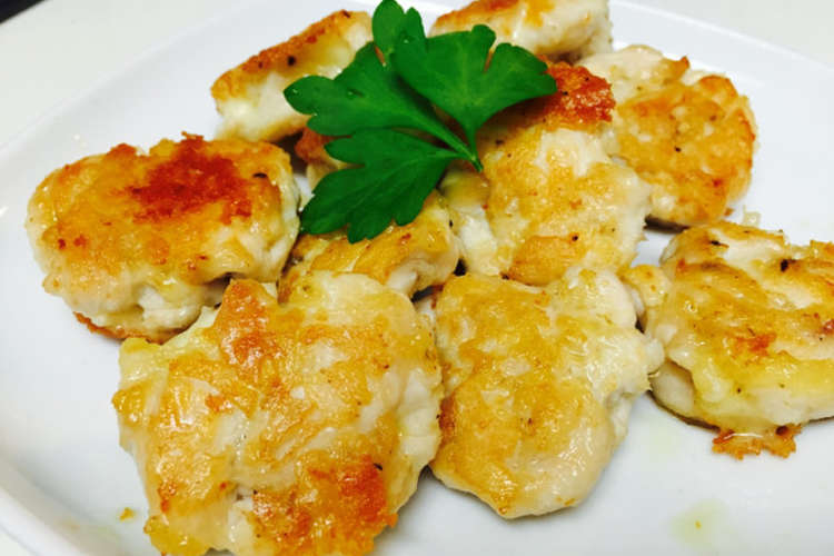 鶏のササミのチーズ焼き レシピ 作り方 By Loveloco クックパッド 簡単おいしいみんなのレシピが352万品