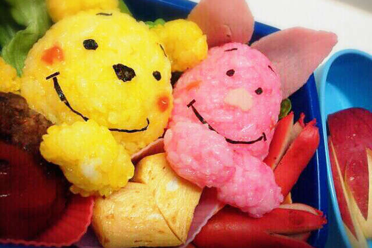 ディズニー プーさん ピグレットキャラ弁 レシピ 作り方 By Meesamama クックパッド 簡単おいしいみんなのレシピが350万品