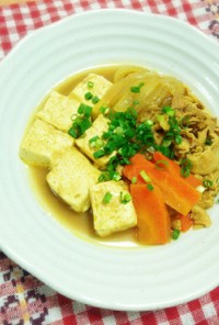 カレー肉豆腐✿超簡単✿