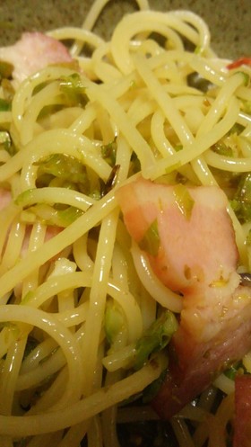 春の香り♪ふきのとうパスタ
