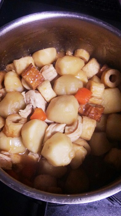 里芋とササミの煮物の写真
