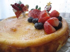 混ぜるだけ☆絶品チーズケーキ☆