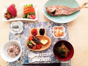 祝100日☆カナダでお食い初め