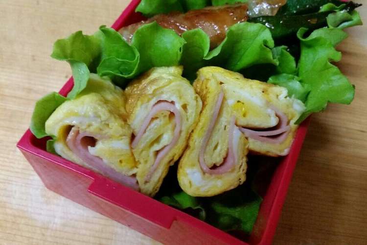 簡単お弁当 ハート卵焼き 可愛いよ レシピ 作り方 By Mikousaki クックパッド