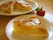 フライパンで♪ キャラメルアップルケーキの写真