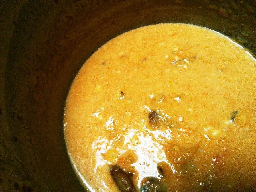 タラとカボチャのスープの画像