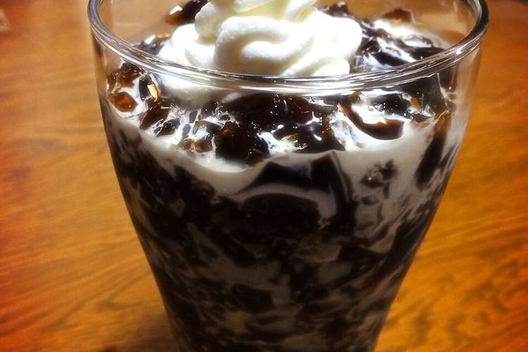 市販のアイスコーヒーで簡単コーヒーゼリー レシピ 作り方 By 花子の クックパッド
