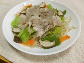 レンジで簡単温野菜&お肉