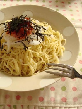 たらことイカのスパゲティー