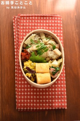 タケノコとツナの炊き込みご飯